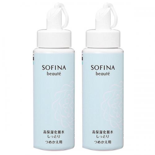 セット】花王 ソフィーナ ボーテ SOFINA 高保湿化粧水 しっとり レフィル 130mL 2個セット 化粧水 ローション 化粧水 コスメランド  オフィシャル店