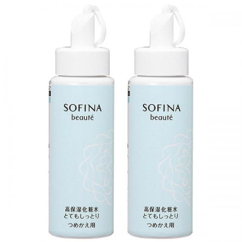 【セット】花王 ソフィーナ ボーテ SOFINA 高保湿化粧水 とてもしっとり レフィル 130mL 2個セット 化粧水 ローション
