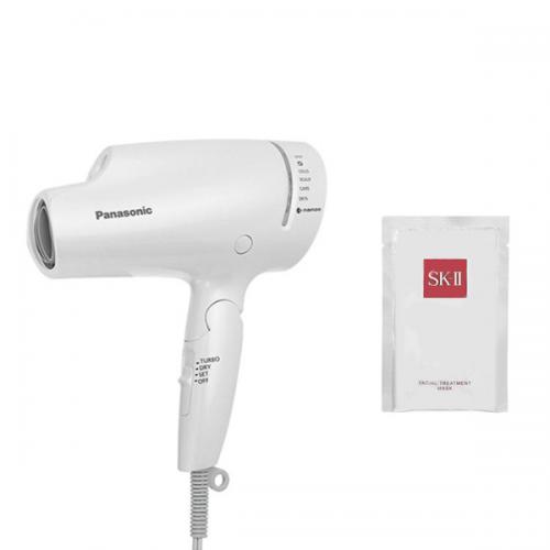 セット】パナソニック Panasonic ヘアードライヤー ナノケア EH-NA9A-W ホワイト + SK-II フェイシャルトリートメントマスク  1枚 ヘアドライヤー コスメランド オフィシャル店