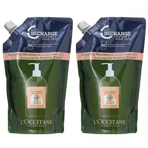 【セット】ロクシタン LOCCITANE プロヴァンスアロマ ファイブハーブス リペアリング シャンプー 500mL 【レフィル】 2個セット  シャンプー シャンプー コスメランド オフィシャル店