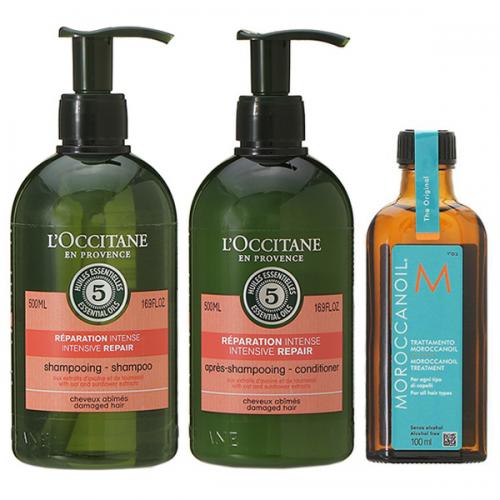 【セット】 ロクシタン LOCCITANE モロッカンオイル 人気ヘアケア