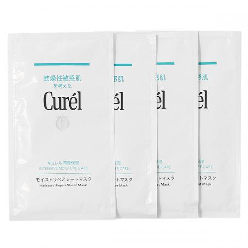 カオウ 花王 キュレル Curel 潤浸保湿 モイストリペアシートマスク 27mL 4枚入 シートマスク フェイスパック シートタイプ コスメランド  オフィシャル店