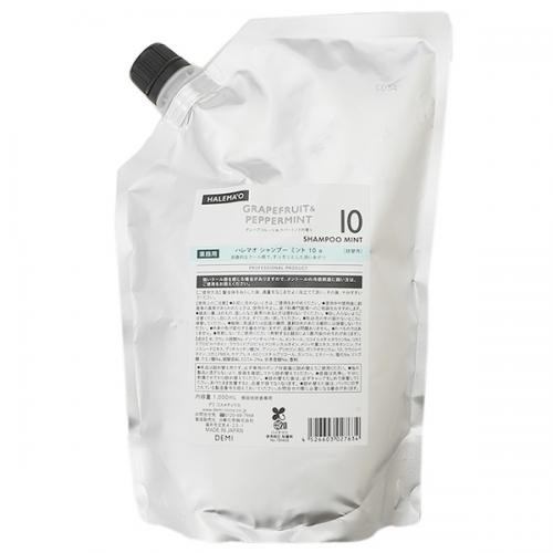 ハレマオ シャンプー ミント10詰替用1000ml【4個セット】 デミ コスメティクス ハレマオ シャンプー ミント 10 1000mL