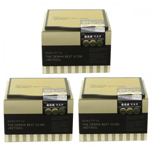 【新品未使用】クオリティファースト ザ・ダーマ VC100 20枚入　4箱セット ザ・ダーマベスト VC100 プラスレチノール ( 5枚入